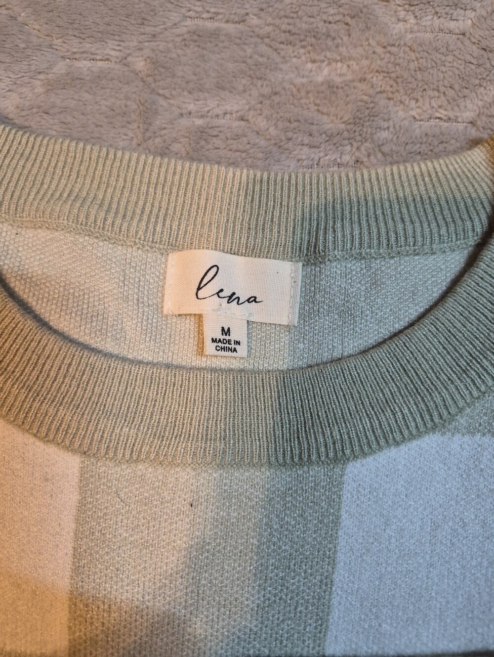 Lena Plaid Crop Top & Mini Skirt Matching Sweater Set, Medium, Like New - Picture 3 of 14